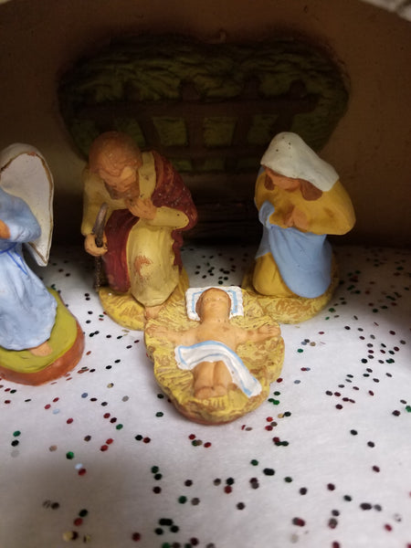 Vintage Santons Paul Fouque Nativity