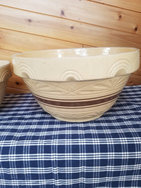 Set of 3 RRP Co Stoneware Mixing Bowls