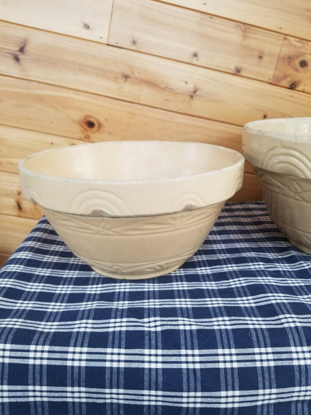 Set of 3 RRP Co Stoneware Mixing Bowls