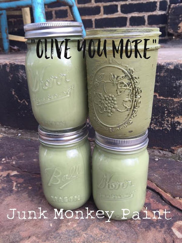 Junk Monkey Paint - Olive You More