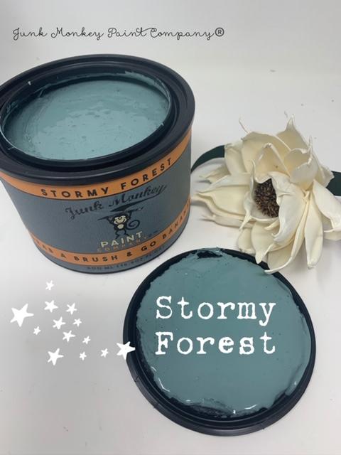 Junk Monkey Paint - Stormy Forest